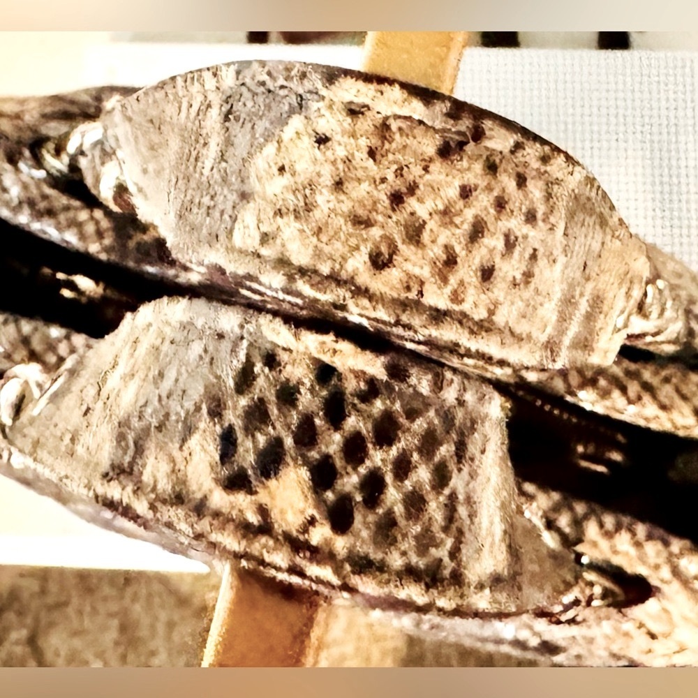 Kate Spade Quilted Maryanne Snakeskin embossed Handbag with dust bag EUC $378 - Picture 5 of 15